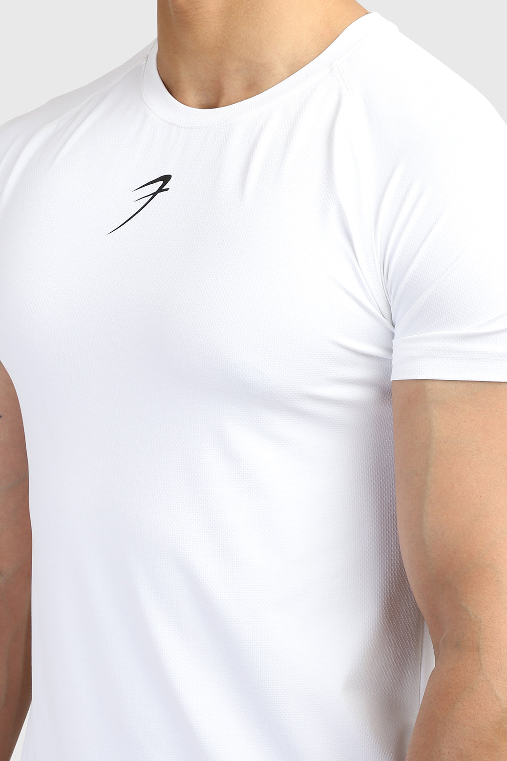 Sleek T-shirt White / Logo