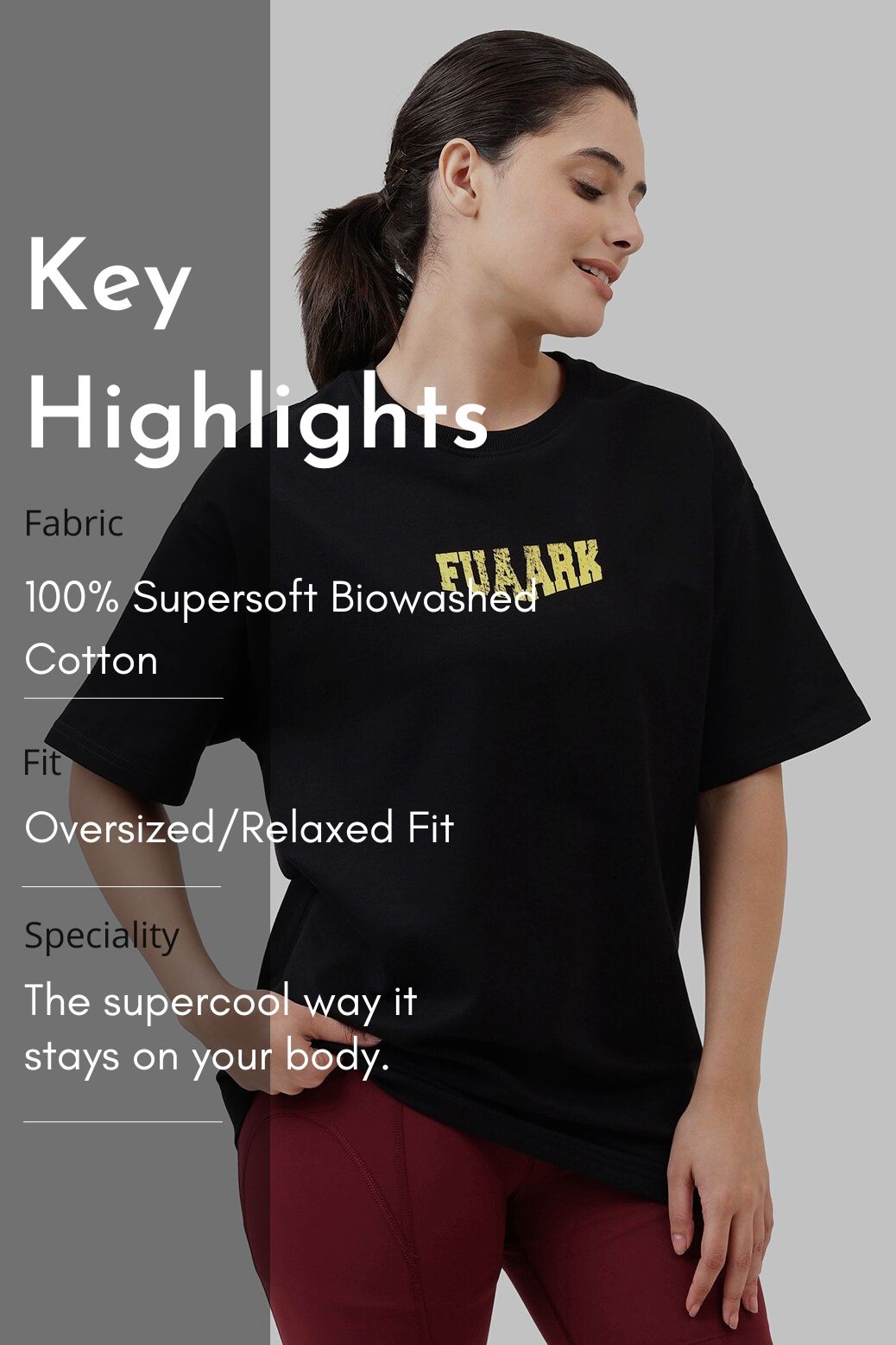 Trendsetter Oversized T-shirt Black