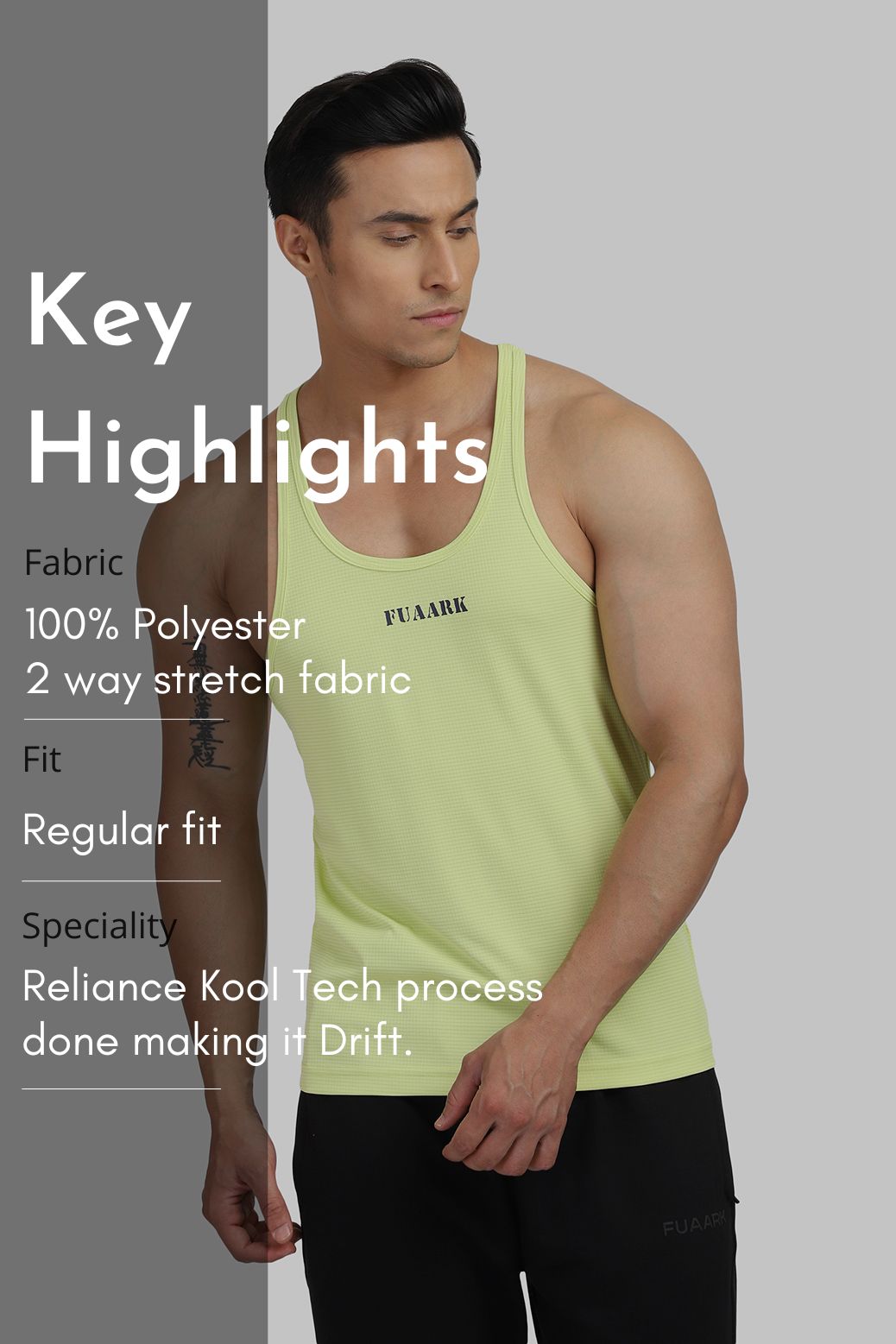 Checks Stringer Lime