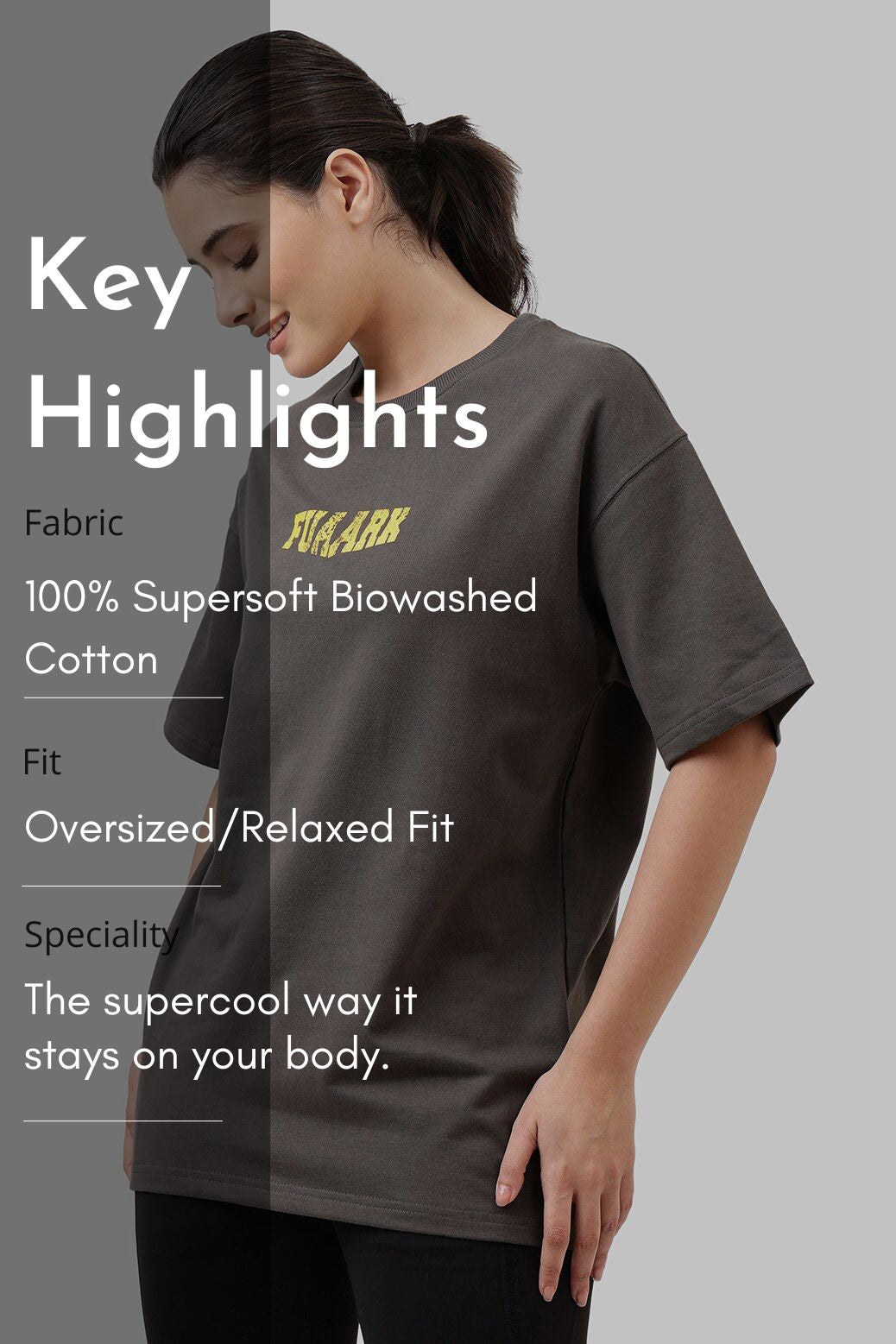 Trendsetter Oversized T-shirt Grey