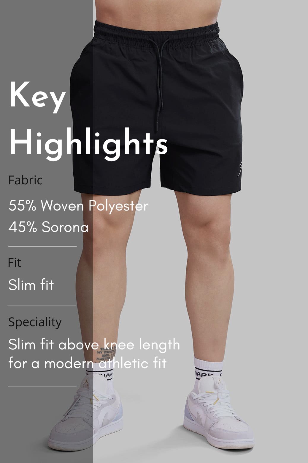 Thread Shorts Black