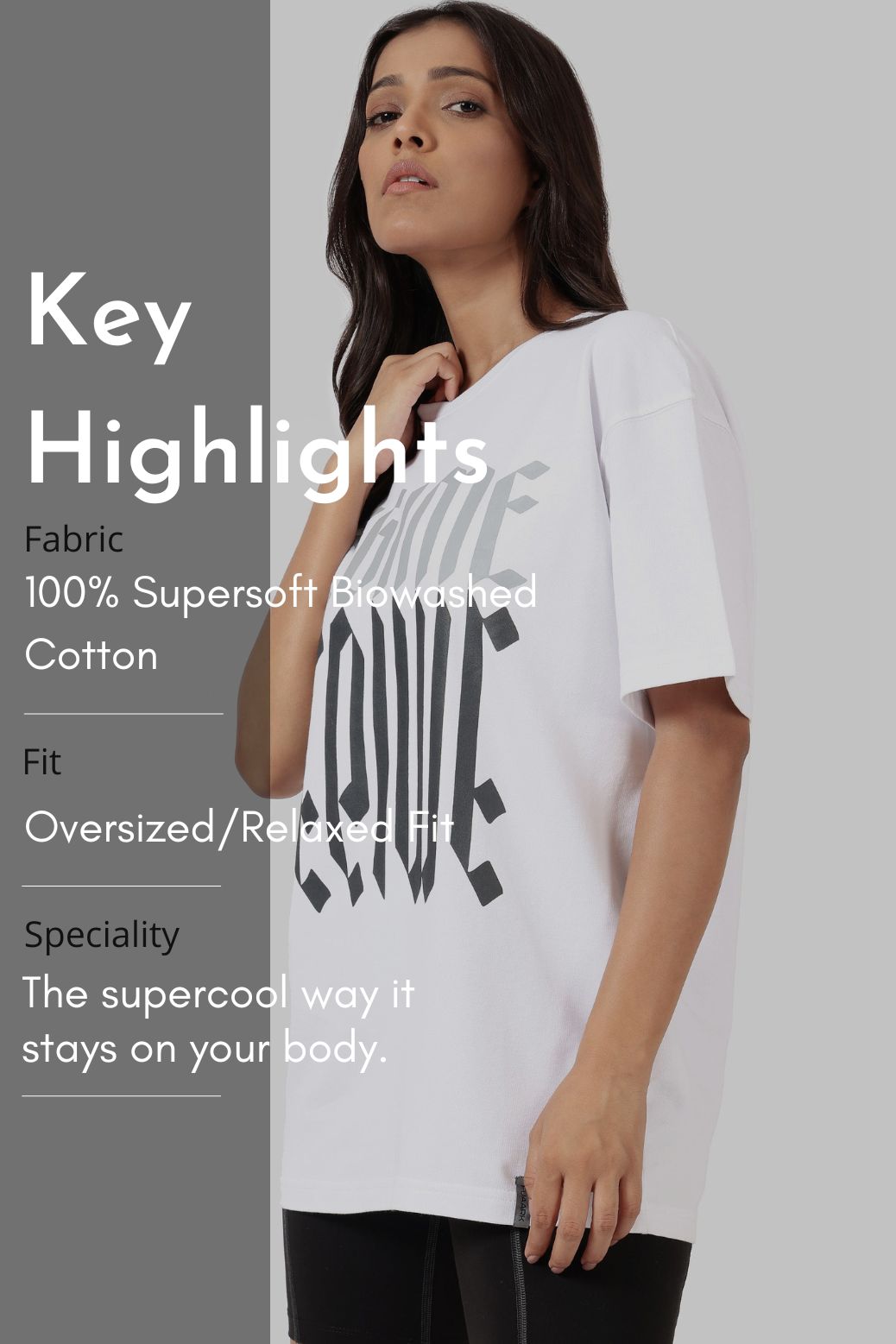 Regime Oversized T-shirts White