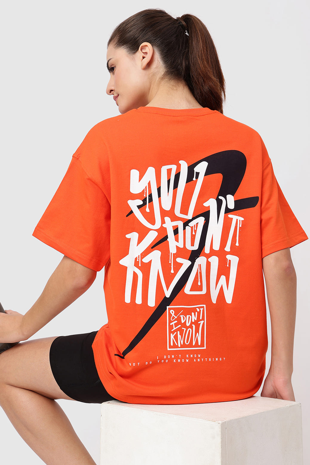 Dapper Oversized T-shirt Orange