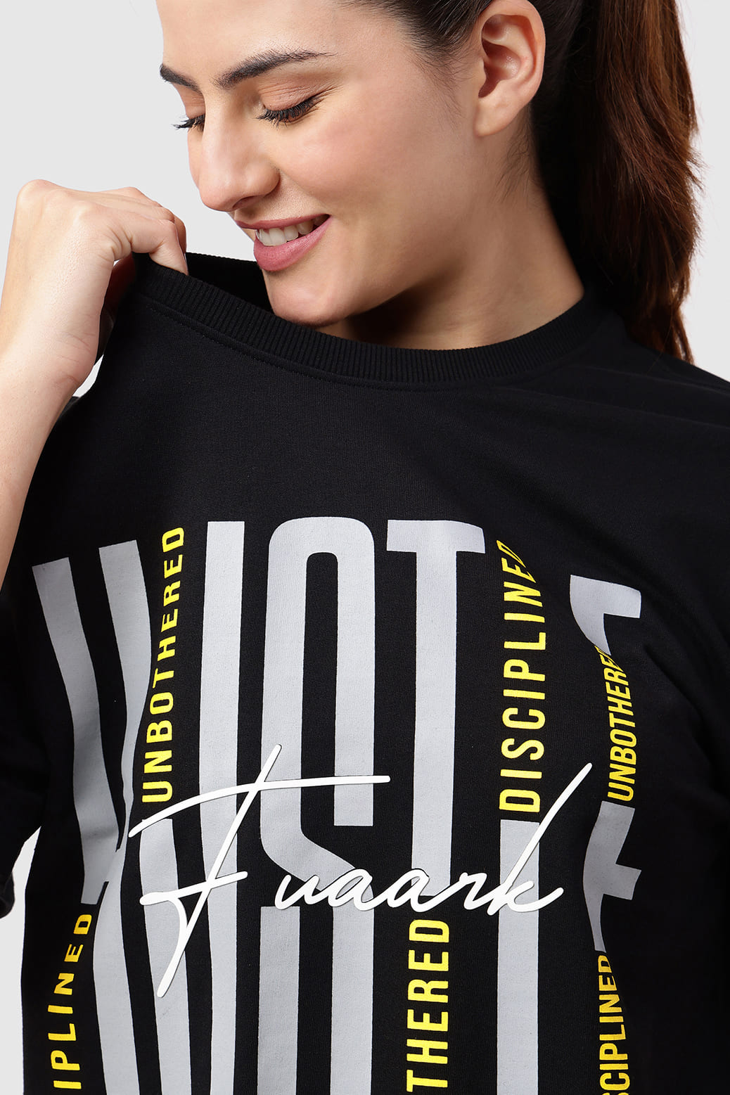 Hustle Oversized T-shirt Black