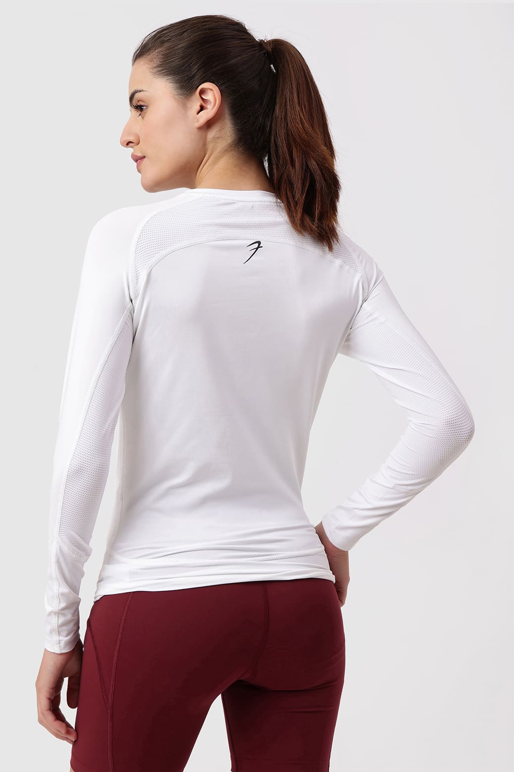 Compression 2.0 Full Sleeves T-shirt White