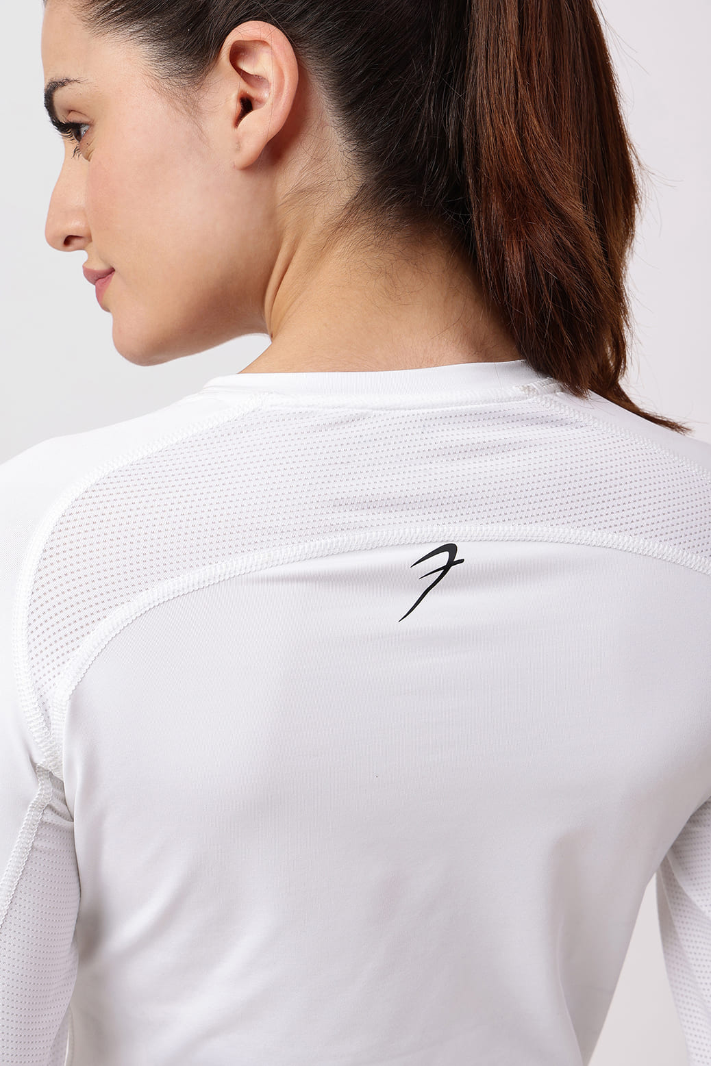 Compression 2.0 Full Sleeves T-shirt White