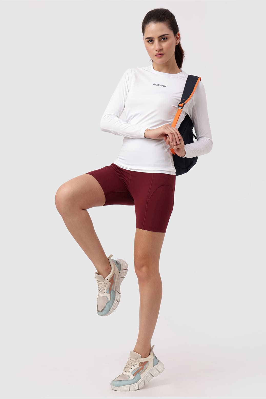 Compression 2.0 Full Sleeves T-shirt White