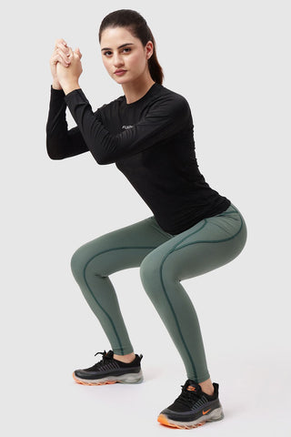 Compression 2.0 Full Sleeves T-shirt Black