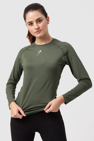 Compression Full T-shirt Olive