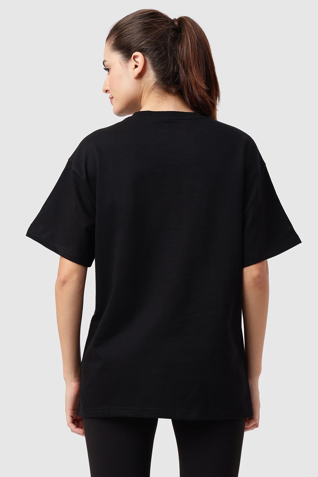 Refined Oversized T-shirt Black