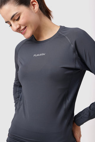 Compression 2.0 Full Sleeves T-shirt Grey