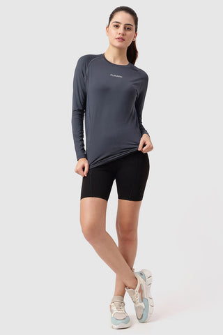 Compression 2.0 Full Sleeves T-shirt Grey