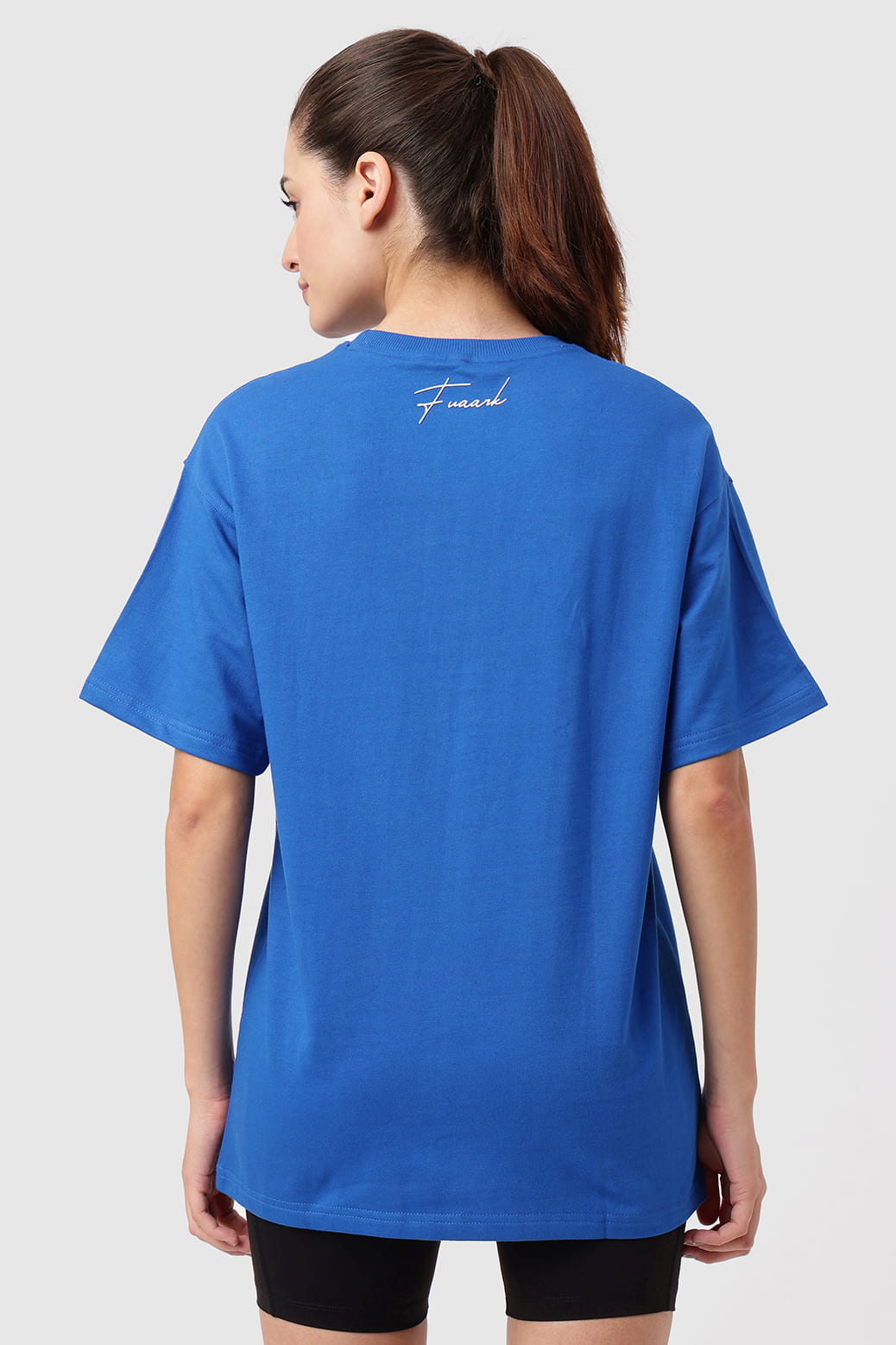 Hustle Oversized T-shirt Royal Blue