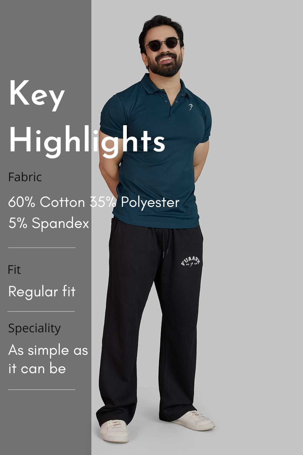 Aura Polo T-shirt Teal
