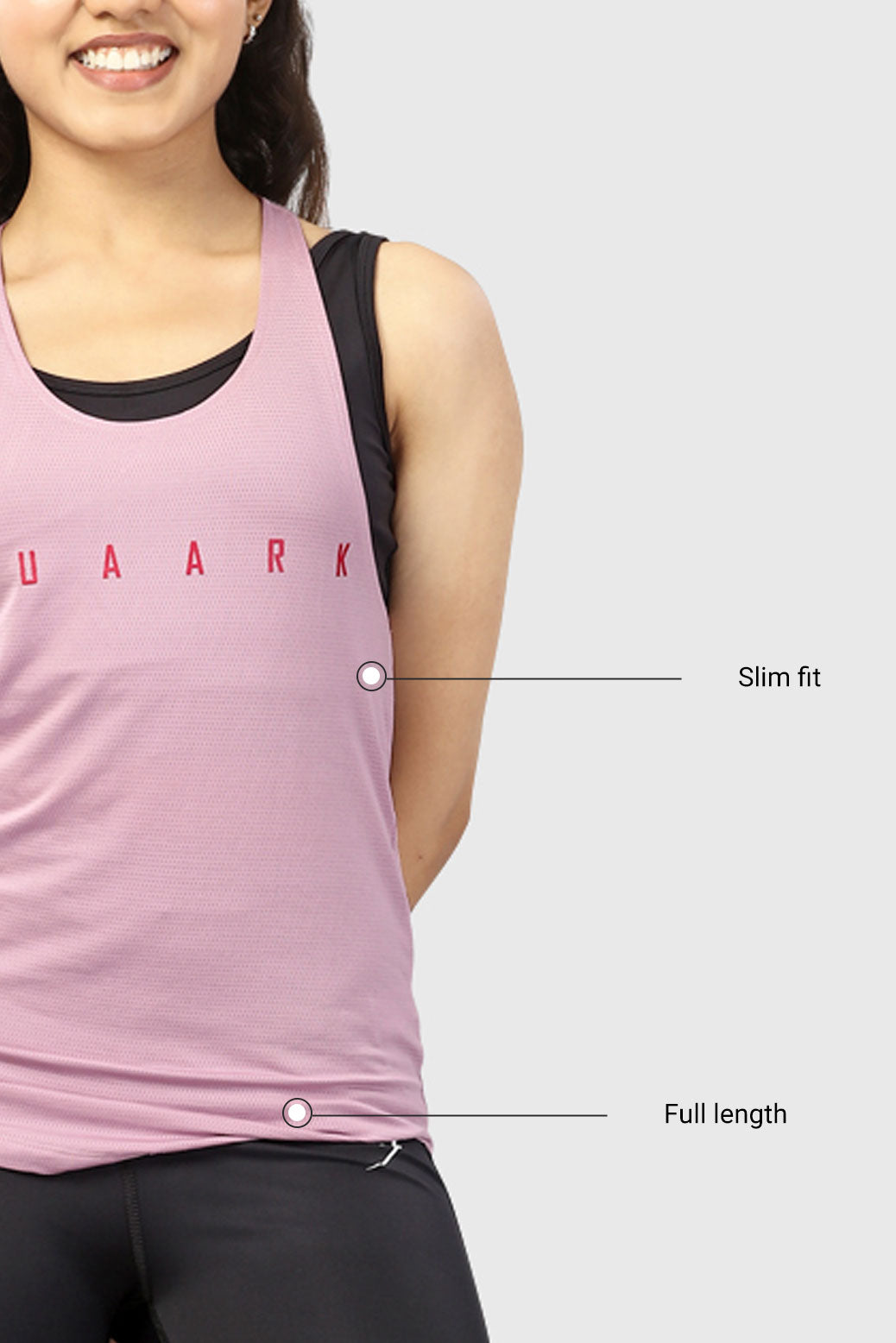 Training Mesh Tank Mauve