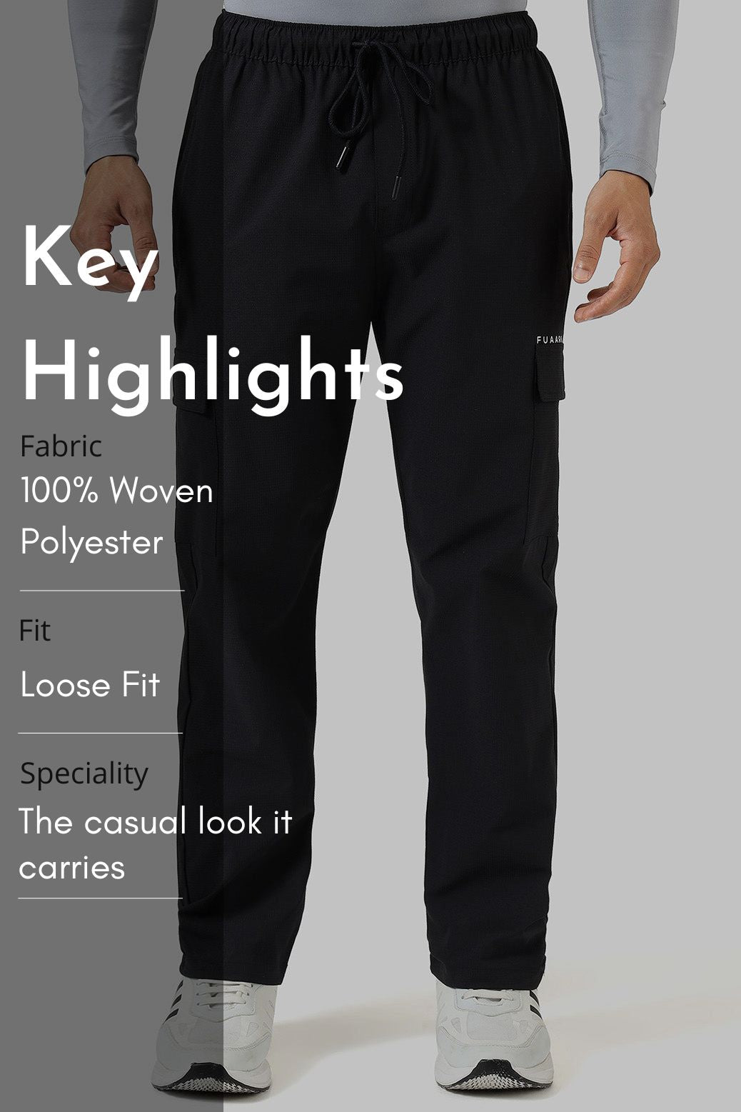Vitality Straight Pants Black