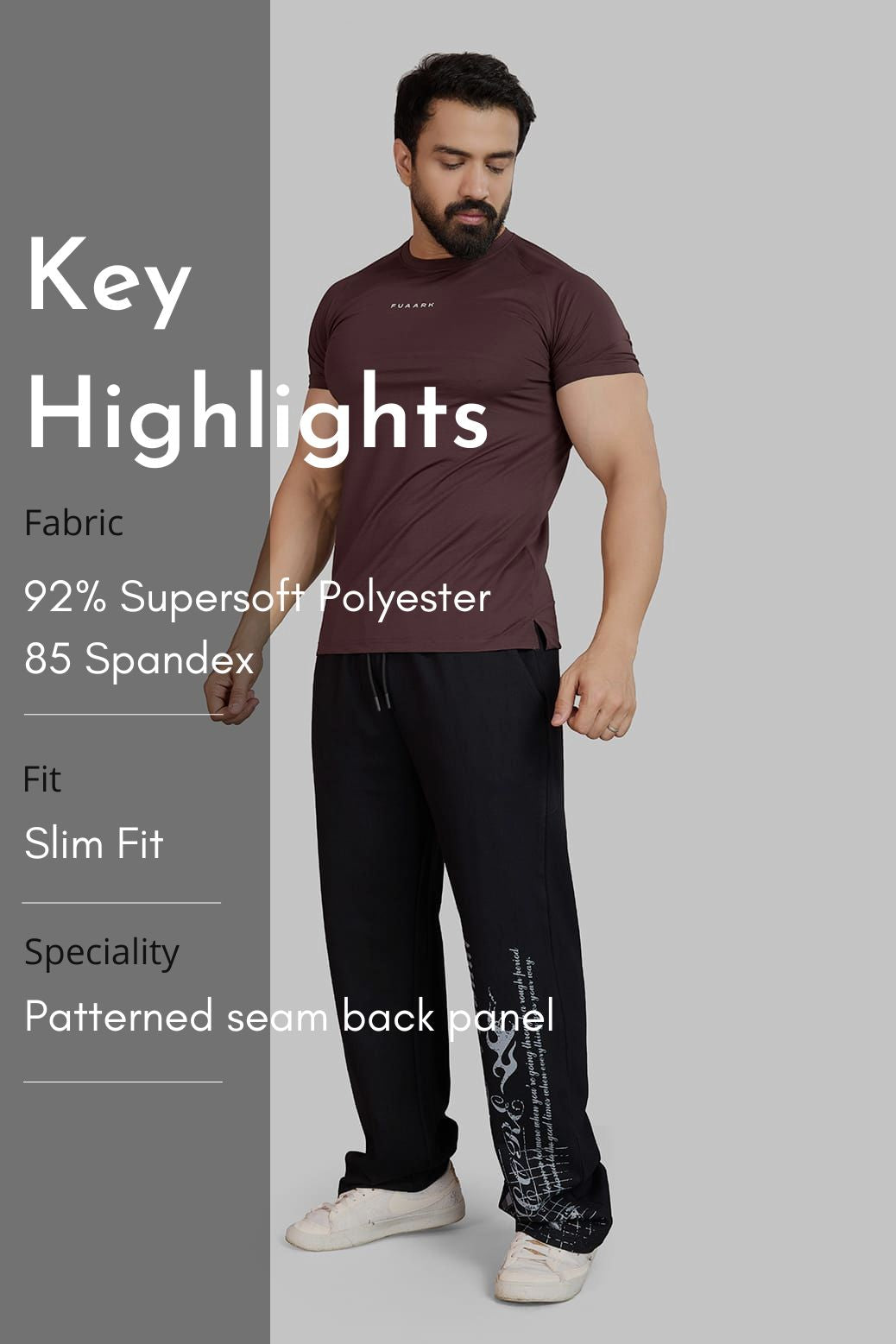 Sleek T-shirt Brown
