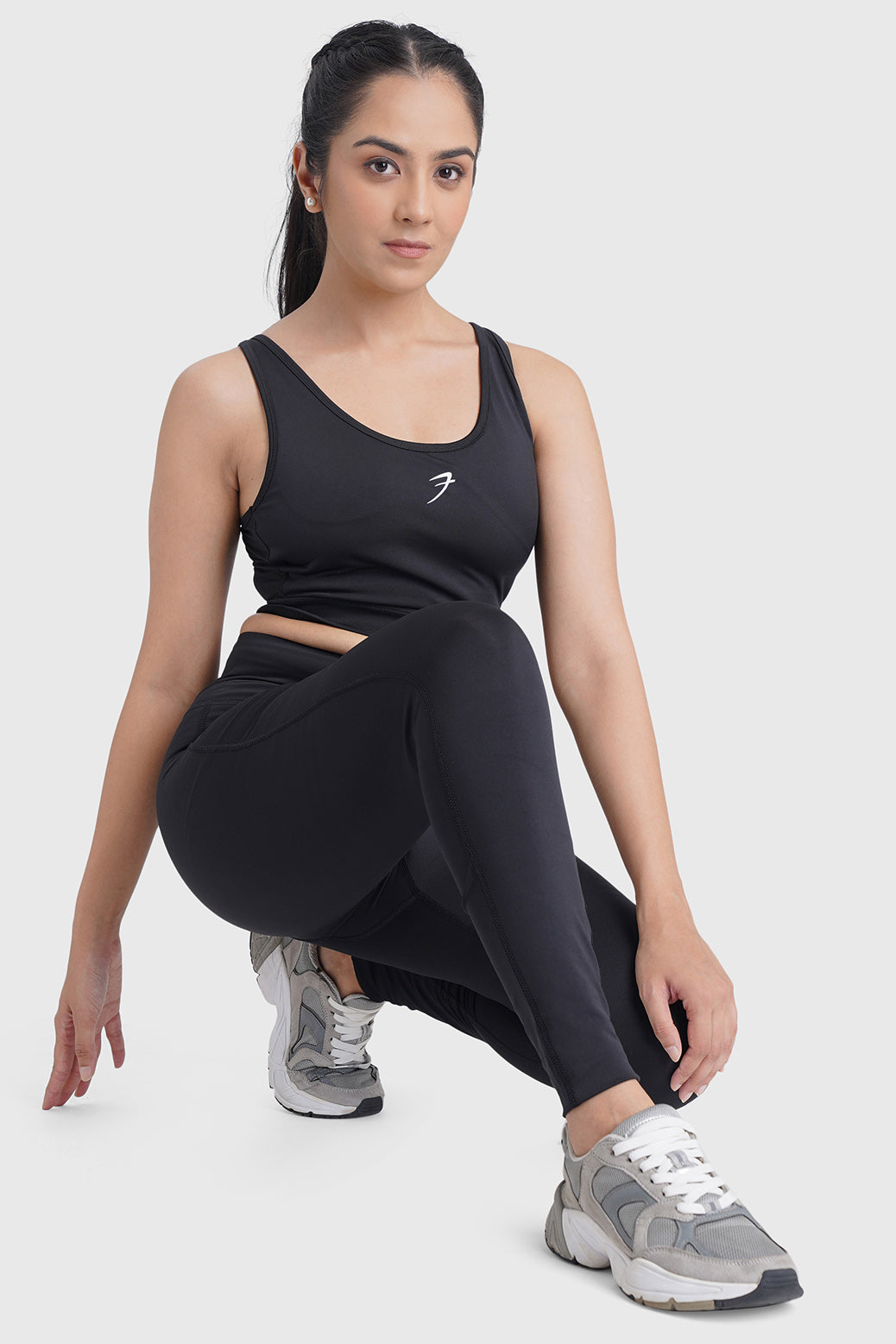 Active Full Support Sports Bra Black