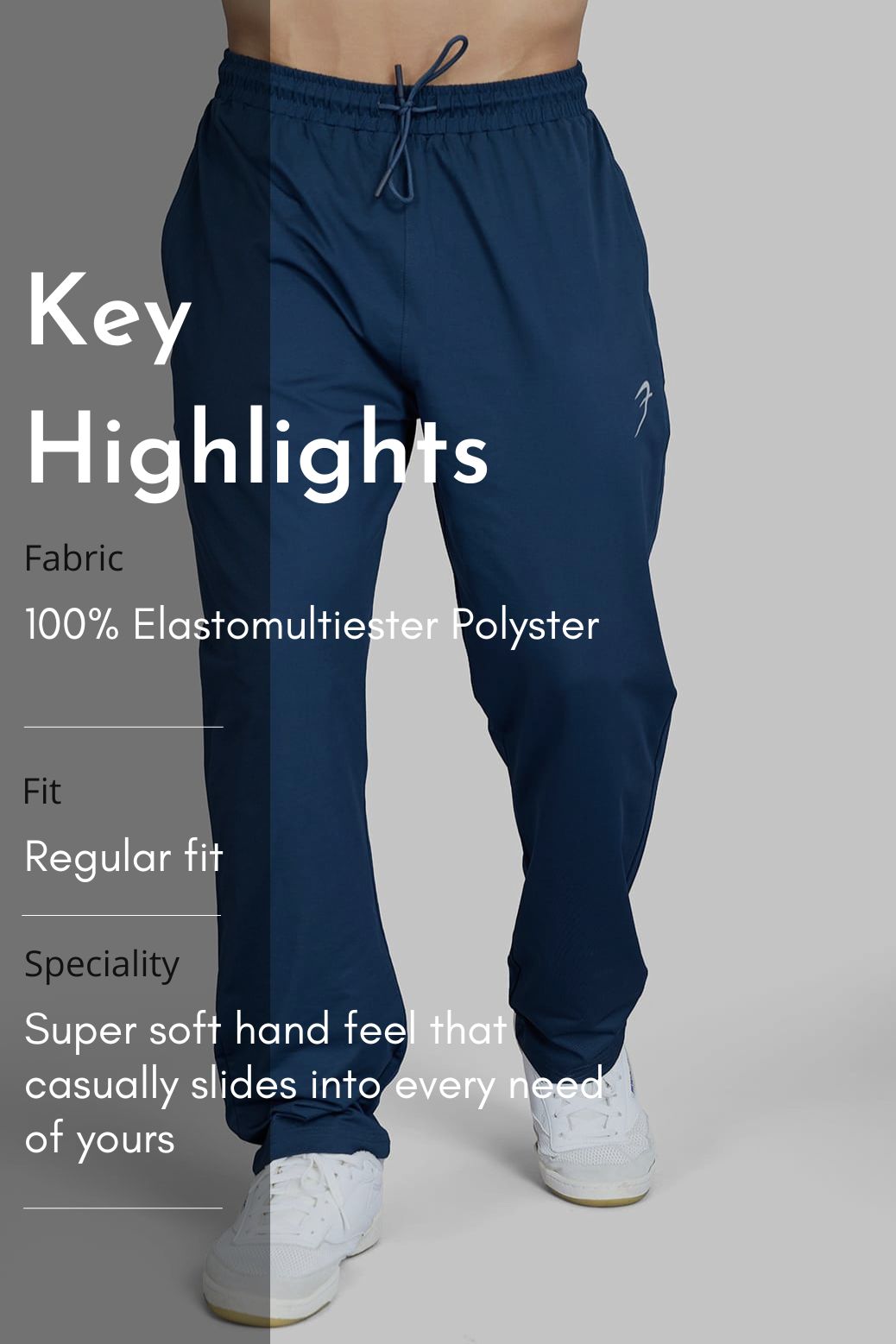 Smart Casual Tracks Navy