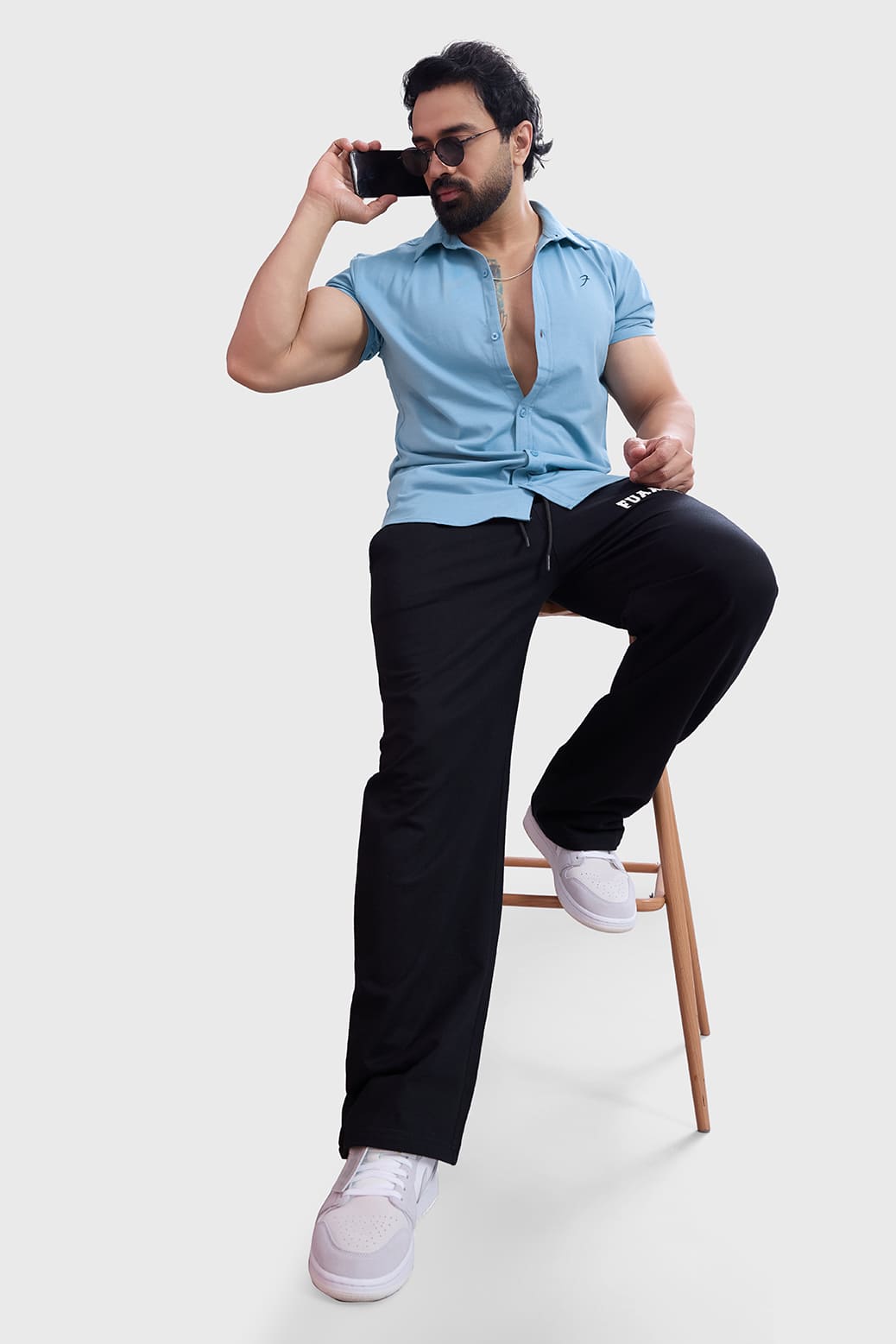 Aero Shirt Stone Blue