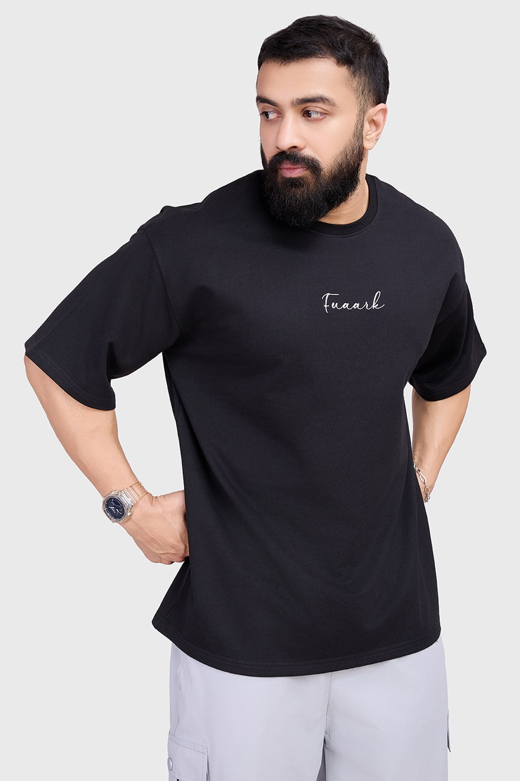Bold Oversized T-shirt Black