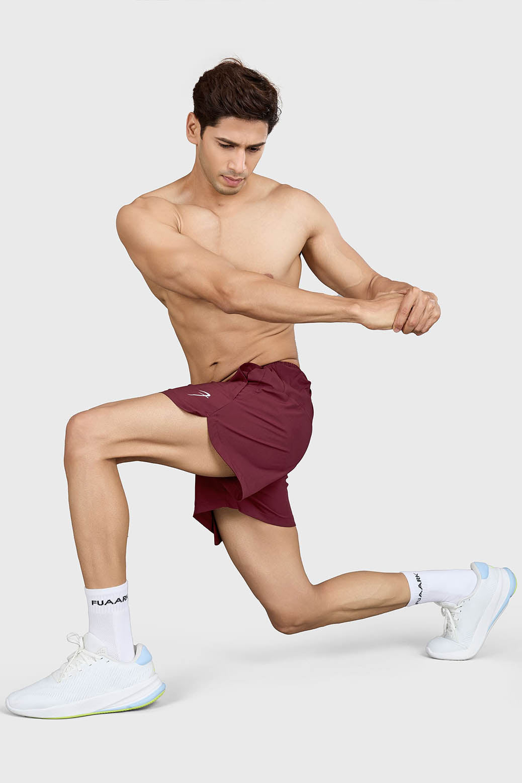 Pulse 4" Running Shorts Maroon