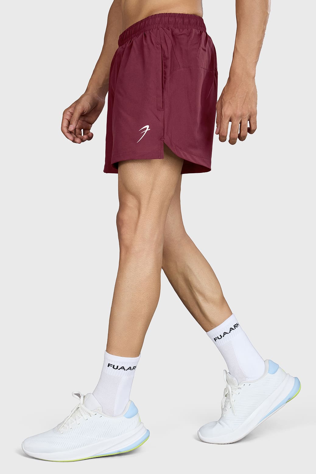 Pulse 4" Running Shorts Maroon