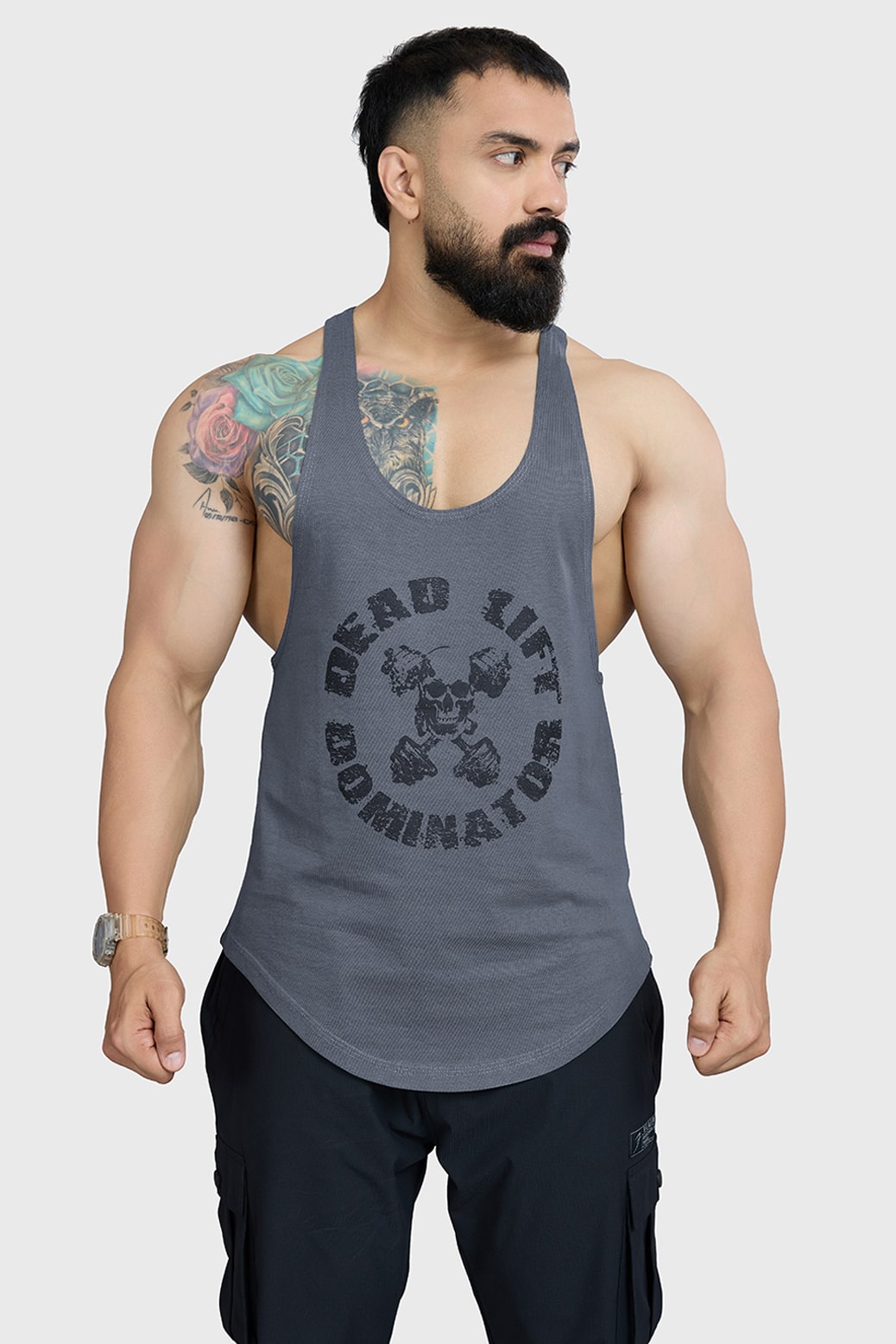 DeadLift Stringer Grey