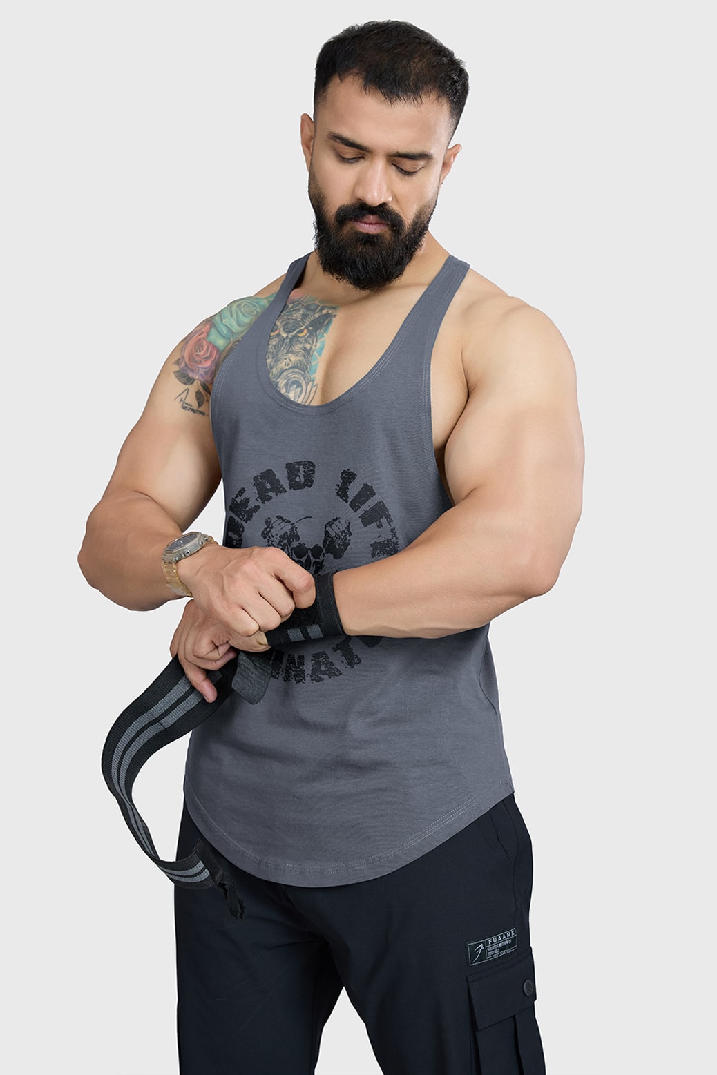 DeadLift Stringer Grey