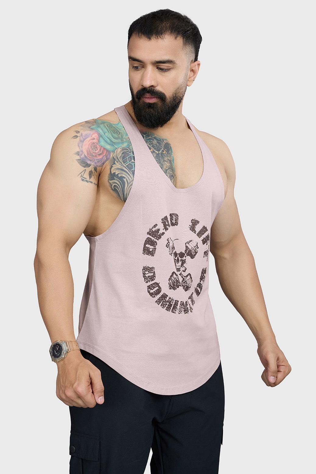 DeadLift Stringer Beige