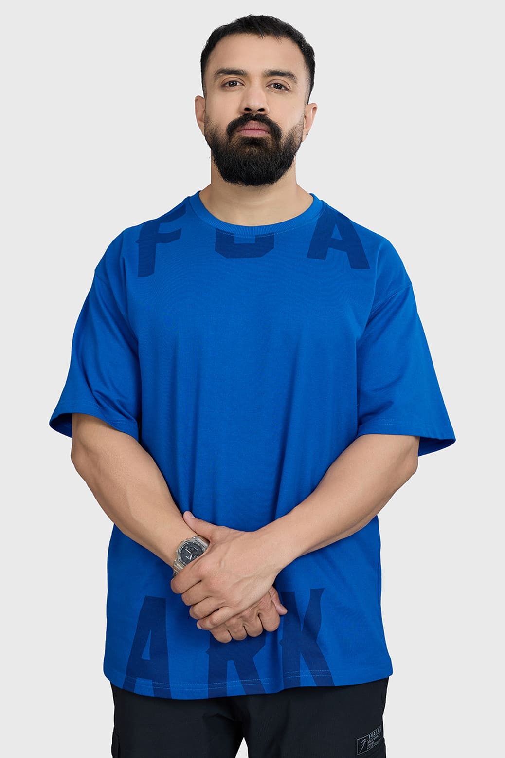 Refined Oversized T-shirt Royal Blue