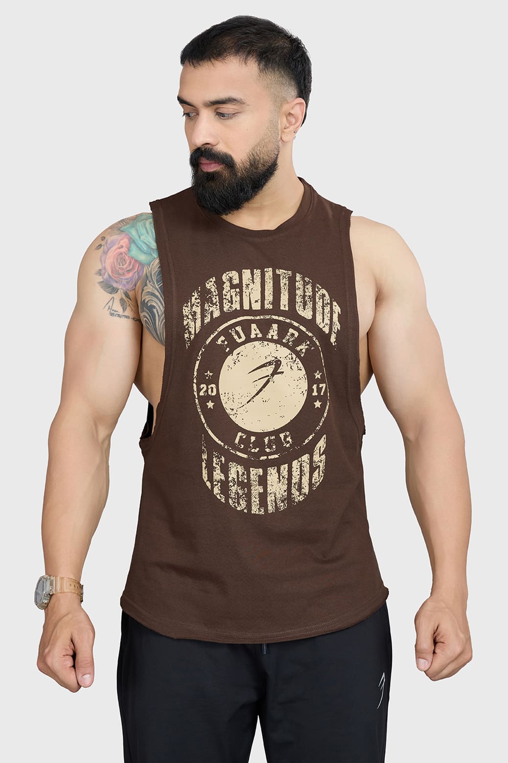 Magnitude Deep Arm Tank Coffee