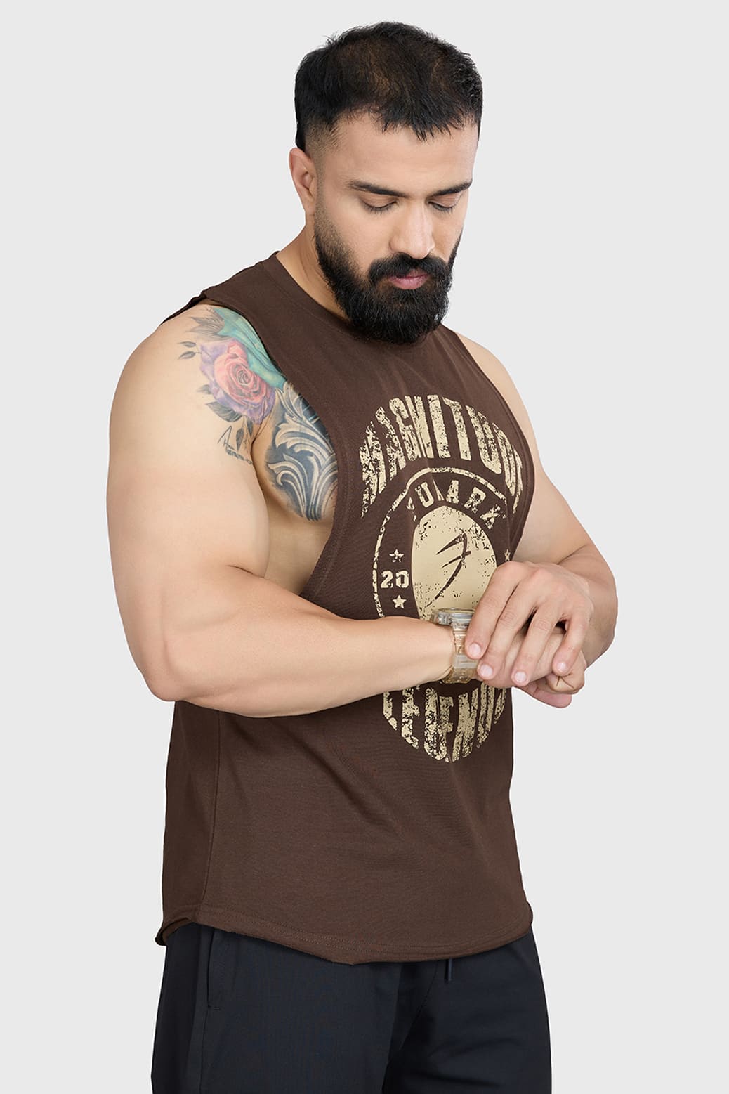 Magnitude Deep Arm Tank Coffee
