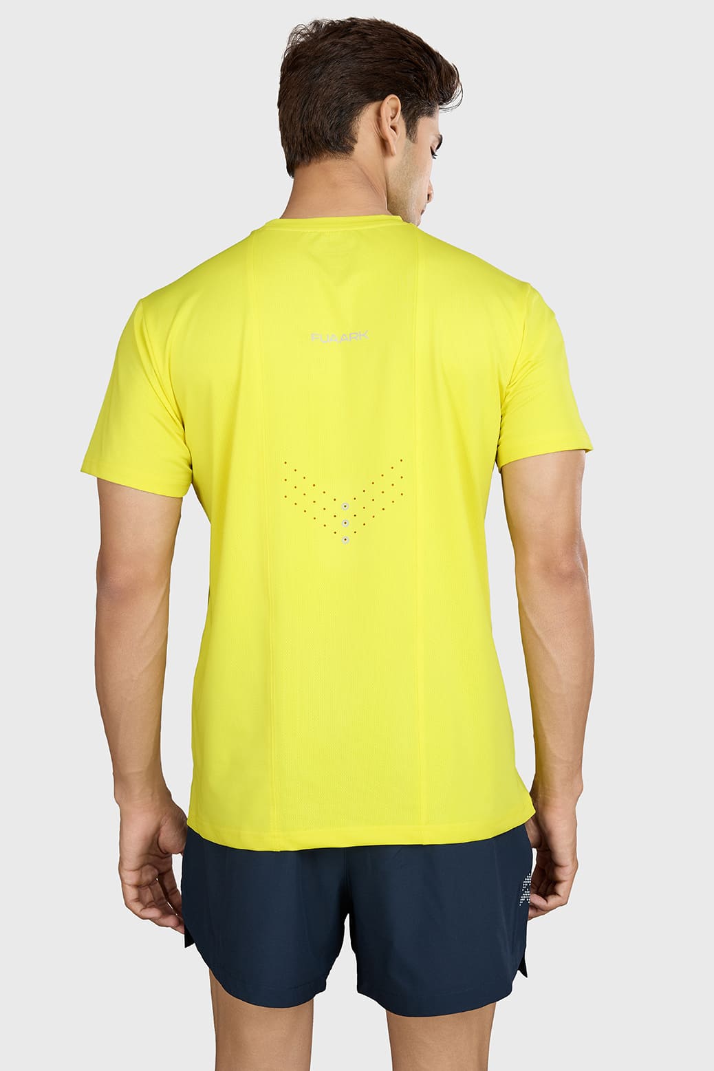 Laser Cut Running T-shirt Yellow
