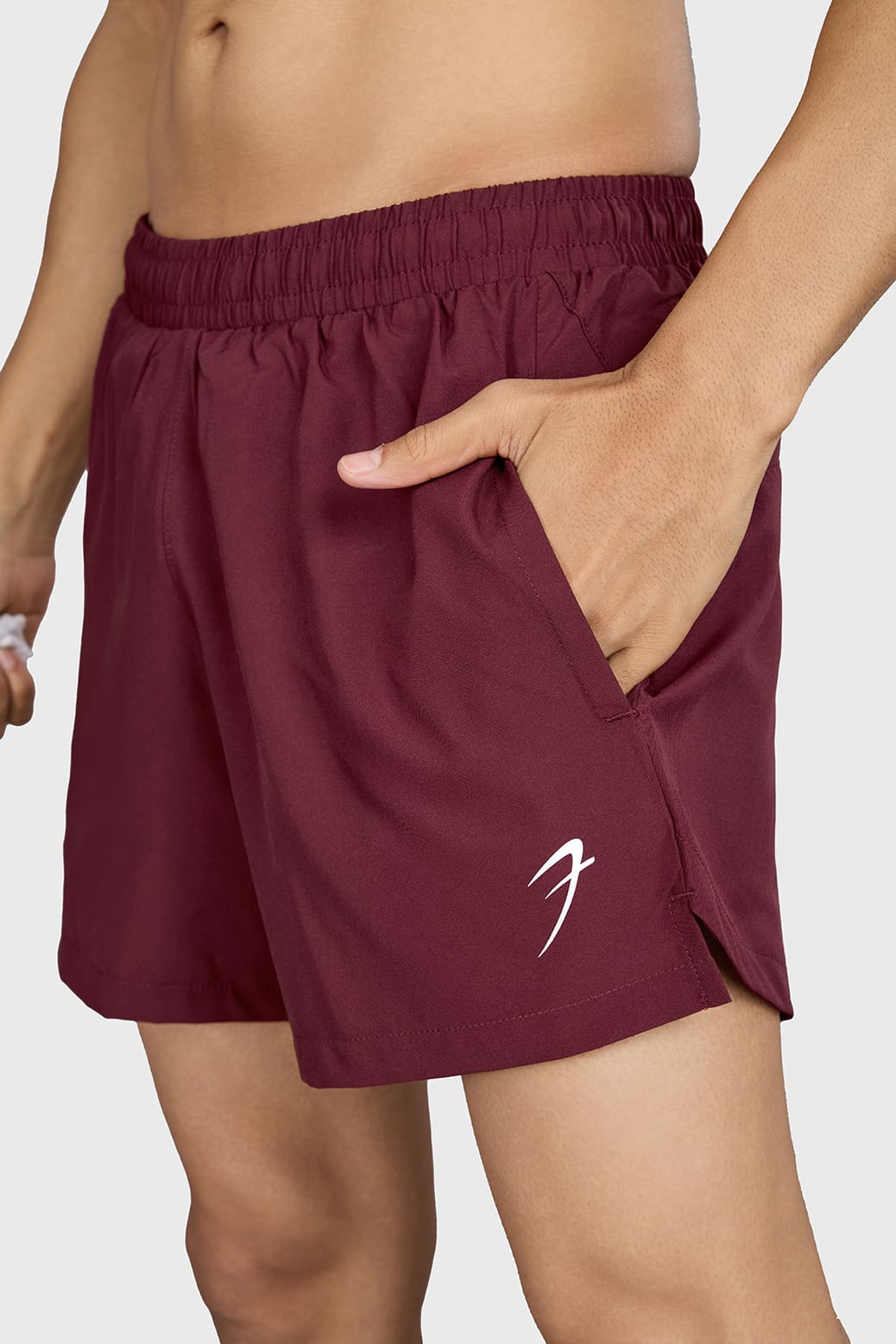 Pulse 4" Running Shorts Maroon