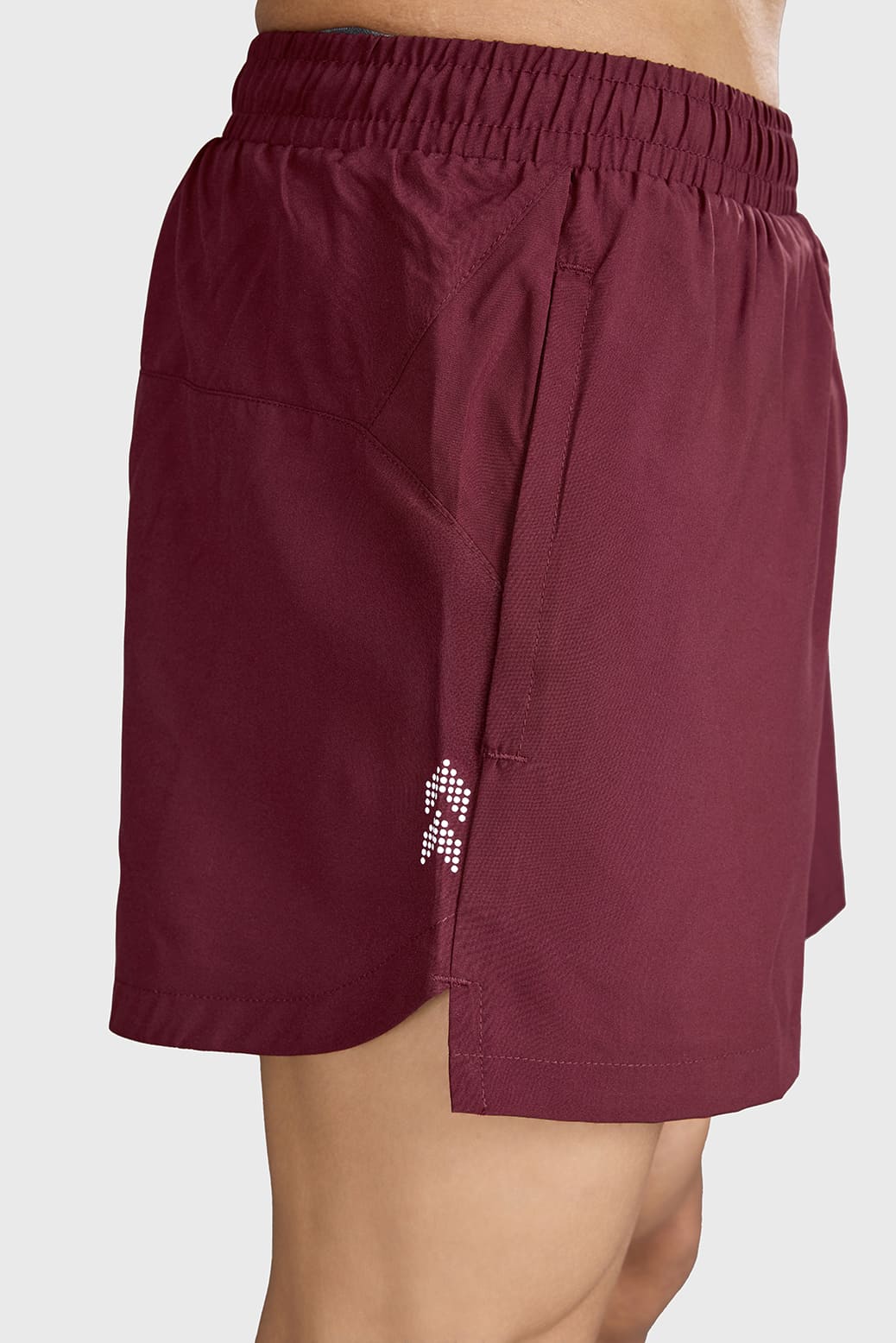 Pulse 4" Running Shorts Maroon