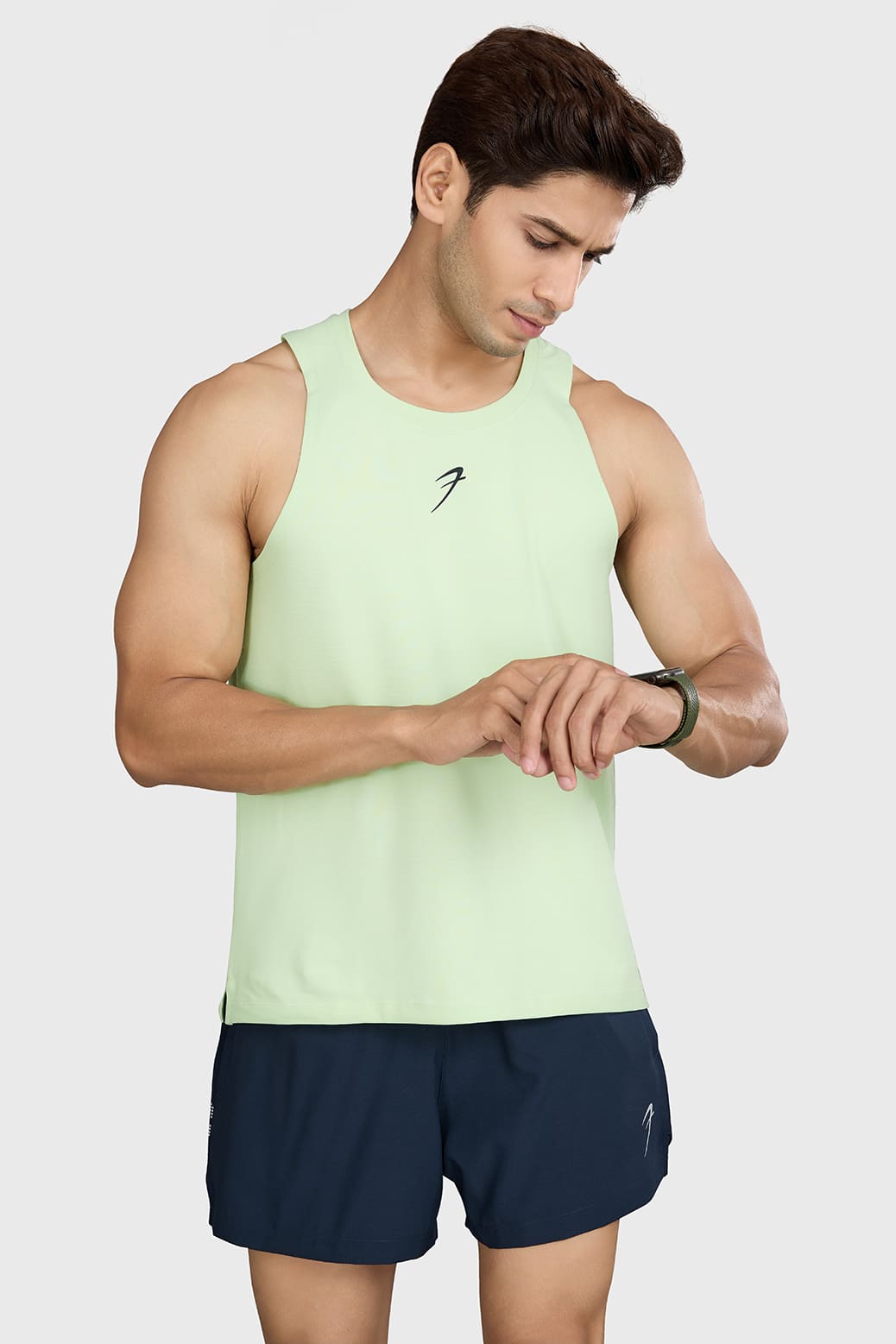 Pulse Running Tank Light Green