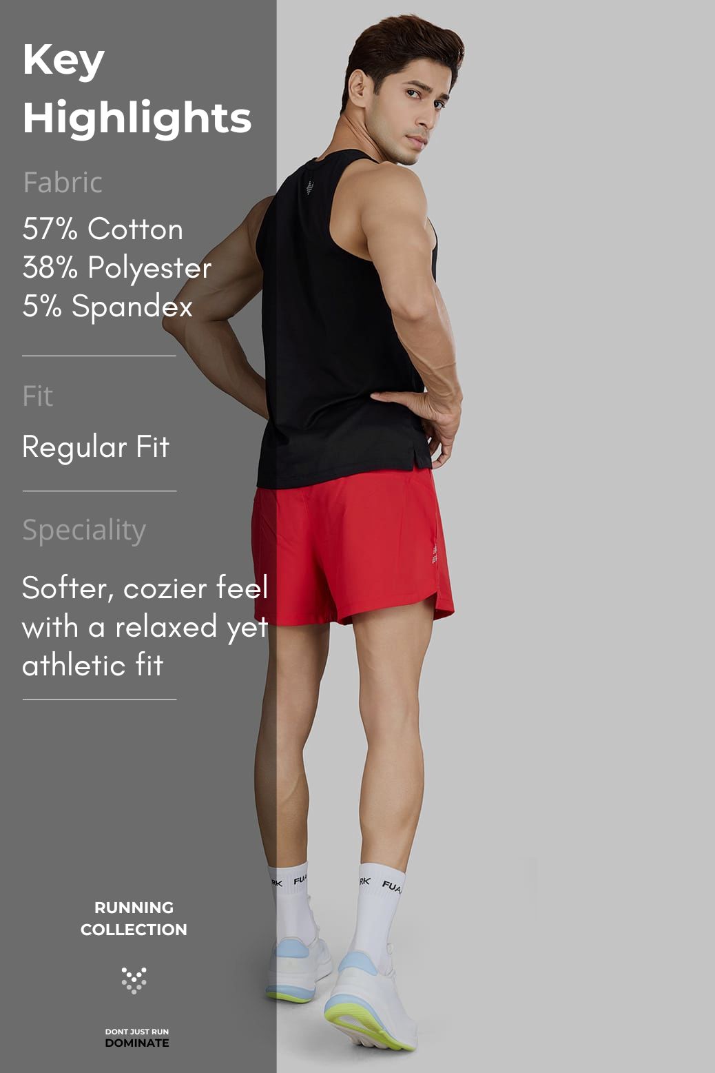 Pulse Running Tank Black