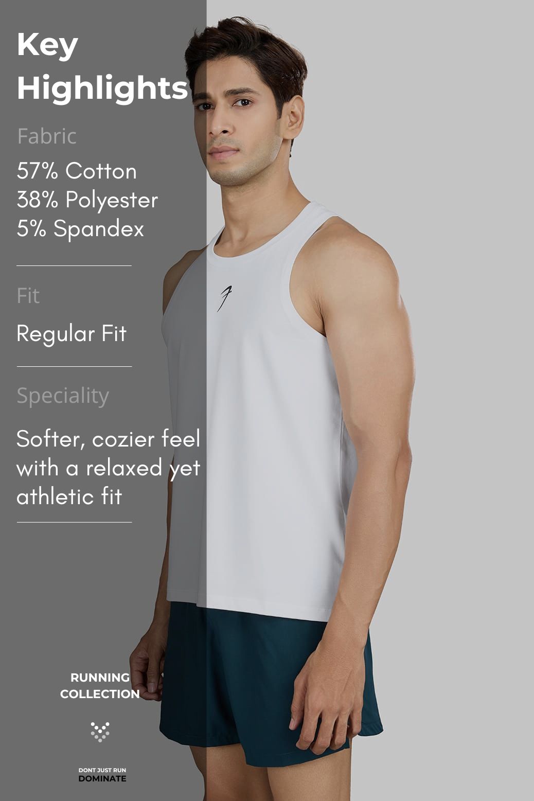 Pulse Running Tank White