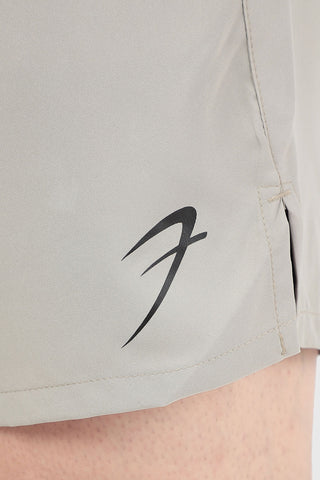 2 in 1 Compression Shorts Beige