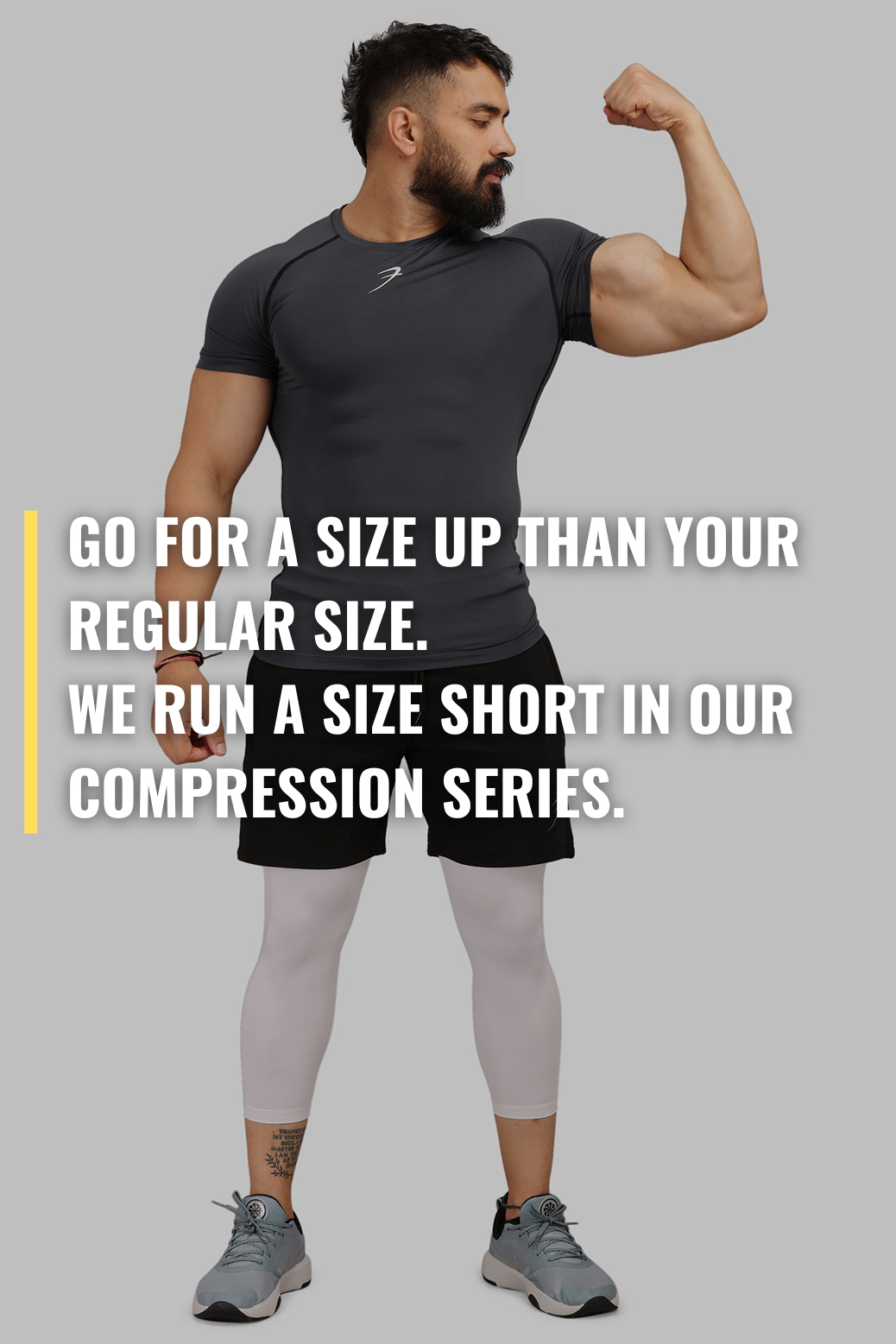 Compression T-shirt Grey