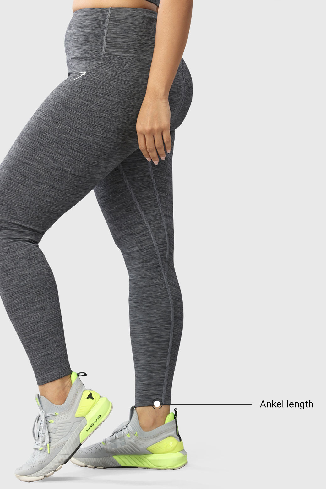 Essential Melange Leggings Grey