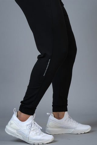 Identity Nylon Joggers Black