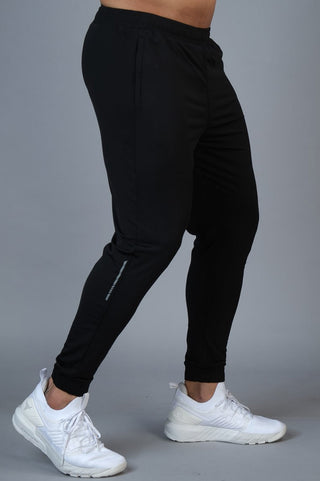 Identity Nylon Joggers Black