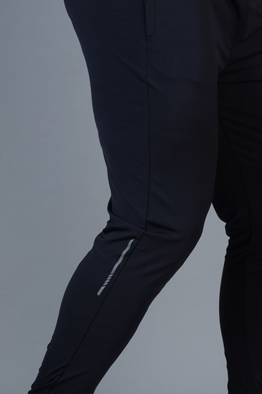 Identity Nylon Joggers Navy