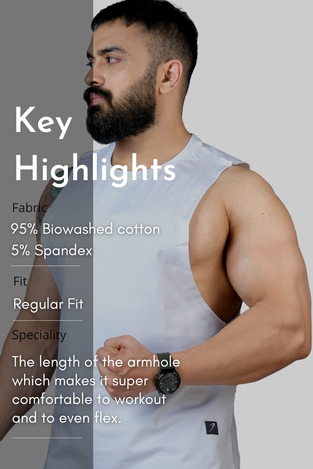 Legacy DeepArm Tank White