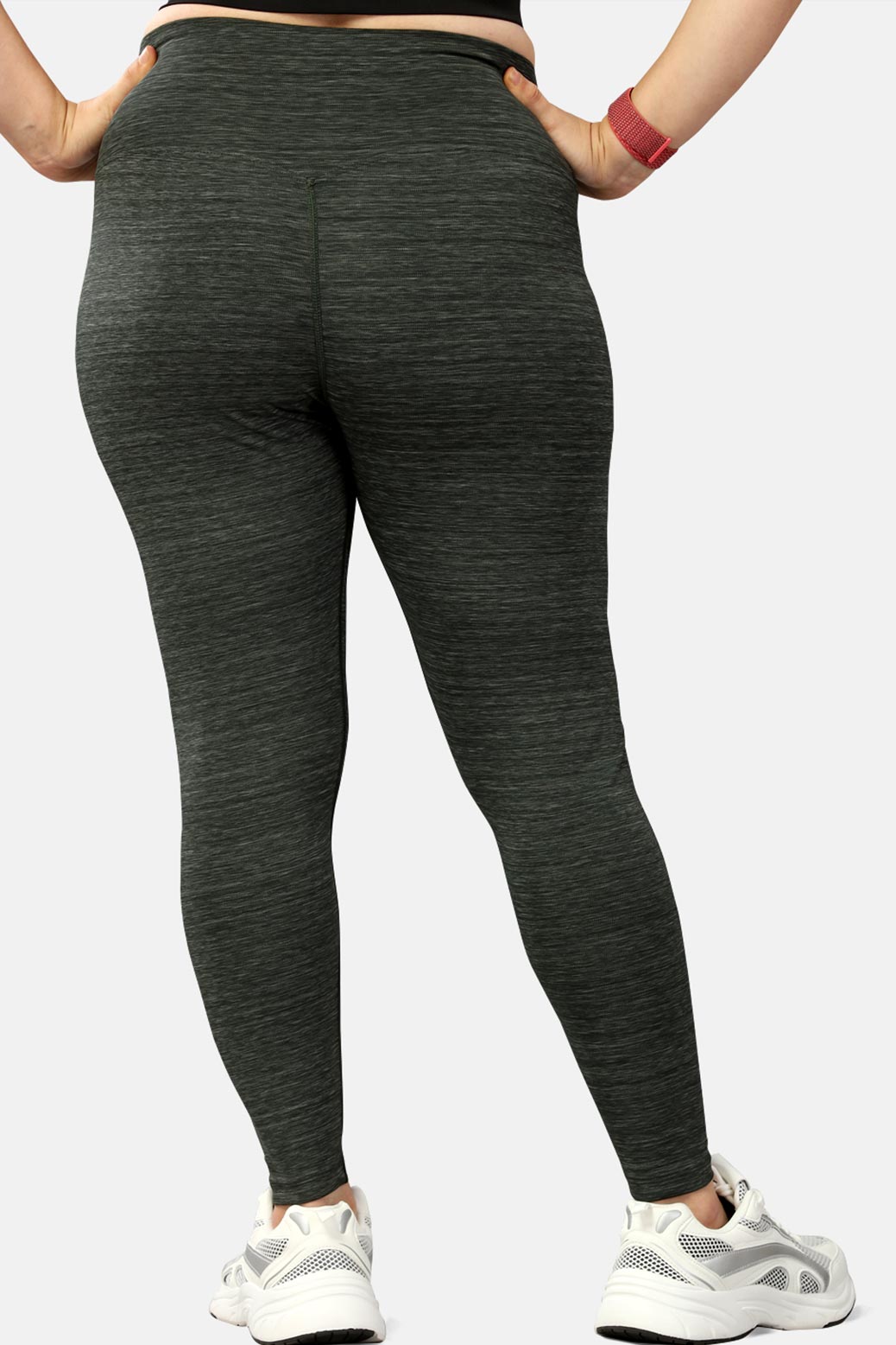 Essential Melange Leggings Olive