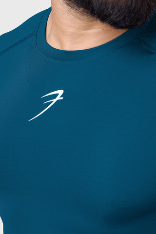 Compression Fullsleeves T-shirt Teal