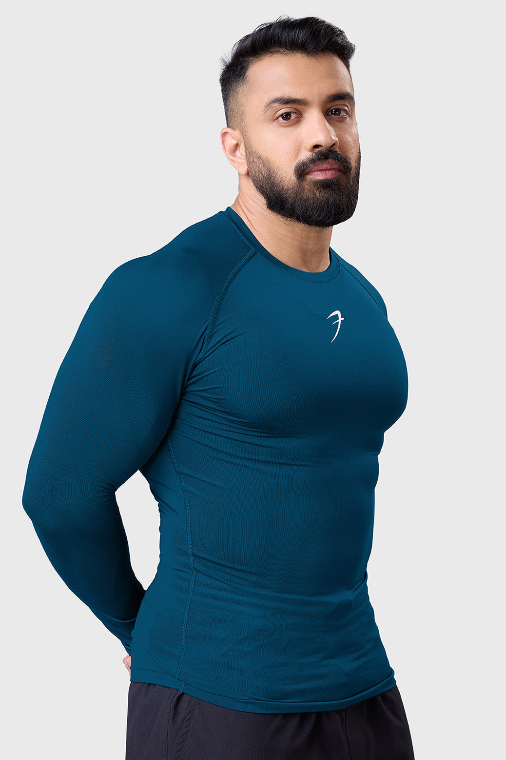 Compression Fullsleeves T-shirt Teal