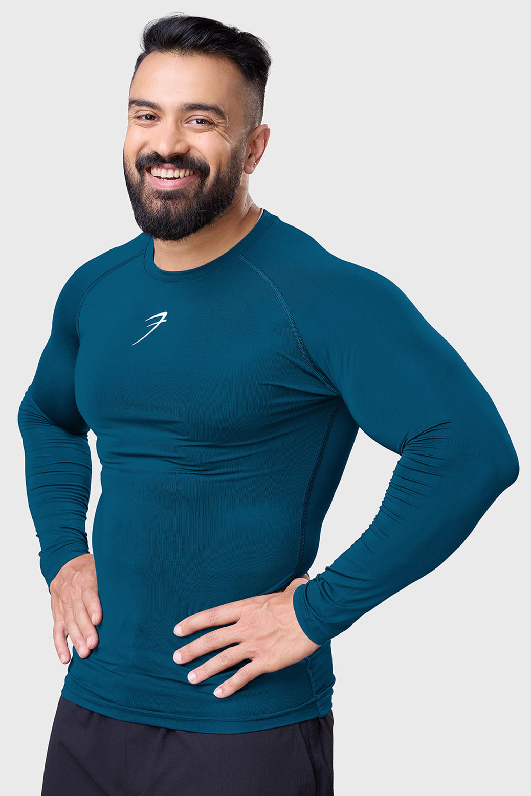 Compression Fullsleeves T-shirt Teal